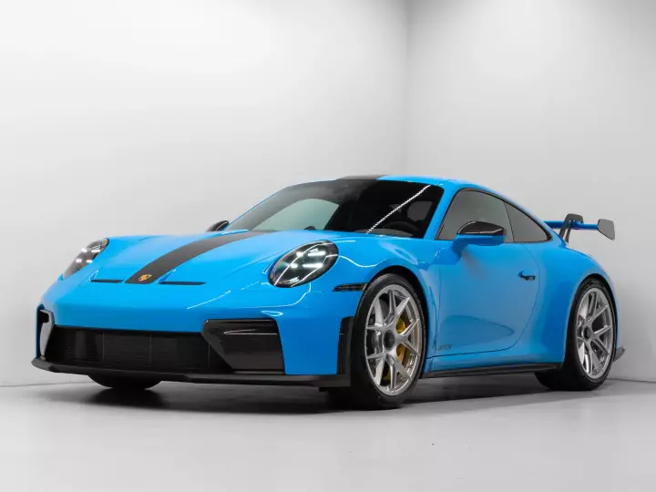 Porsche 911 GT3 (992.2) painted in Riviera Blue