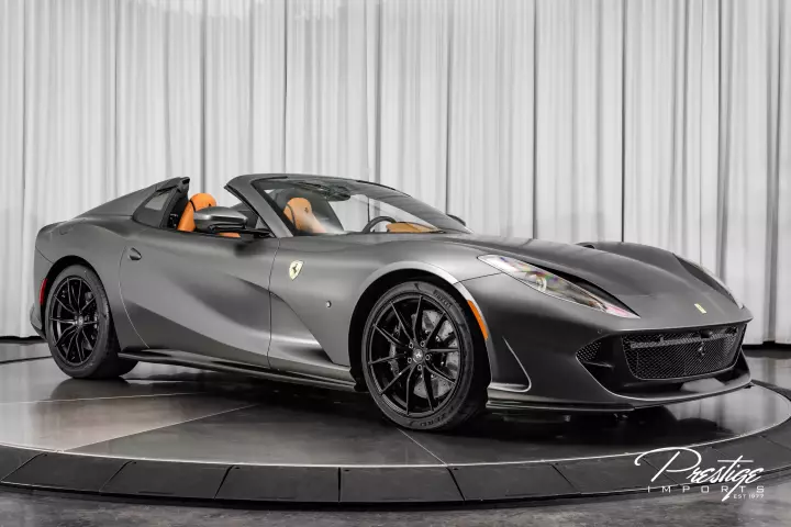Ferrari 812 GTS painted in Grigio Silverstone Opaco