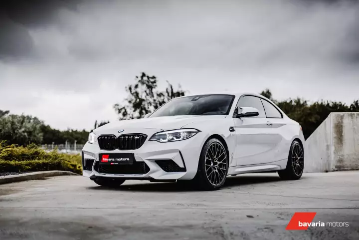 BMW M2 Competition (F87) painted in Hockenheim Silver