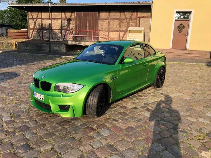 BMW 1 Series M Coupé (E82) painted in Java Green