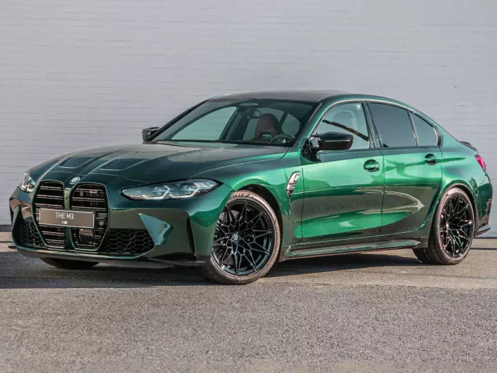 BMW M3 (G80) painted in Peridot Green