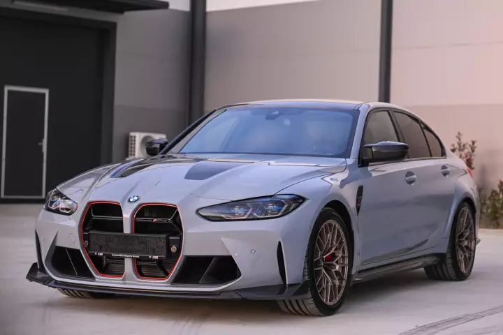 BMW M3 CS (G80) painted in Brooklyn Grey