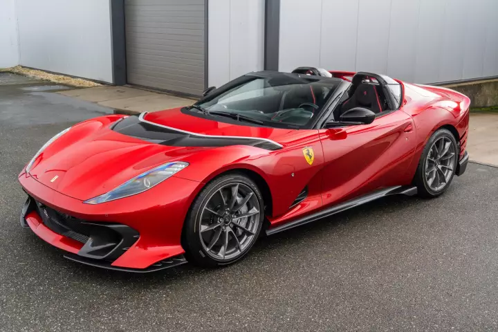 Ferrari 812 Competizione A painted in Rosso Magma