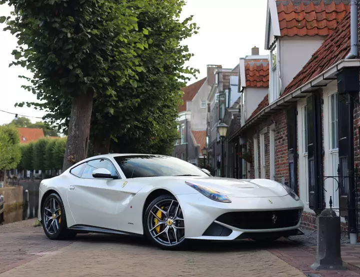 Ferrari F12 Berlinetta painted in Bianco Fuji