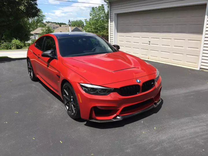 BMW M4 CS (F82) painted in Melbourne Red