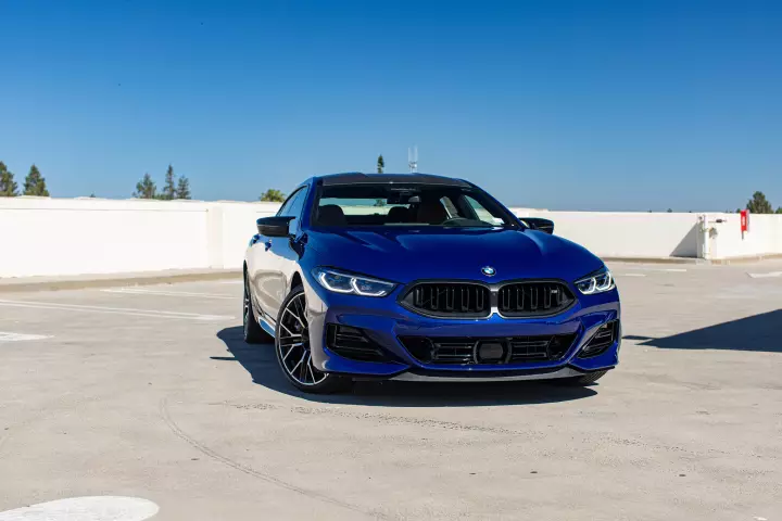 BMW 8 Series Gran Coupe (G16) painted in Interlagos Blue