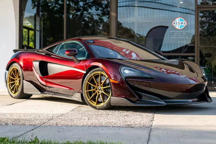 McLaren 600LT painted in Nerello Red