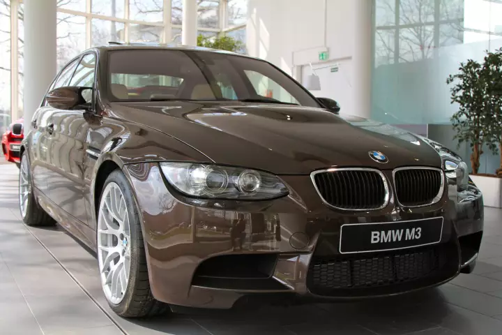 BMW M3 (E90) painted in Macadamia Metallic