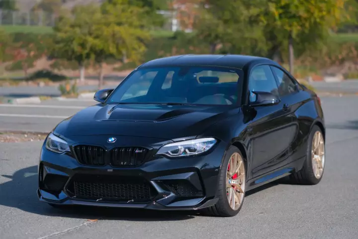 BMW M2 CS (F87) painted in Sapphire Black