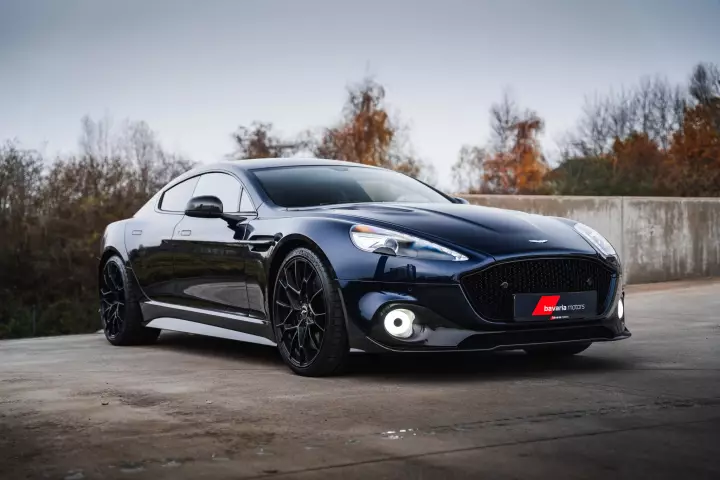 Aston Martin Rapide AMR painted in Mariana Blue