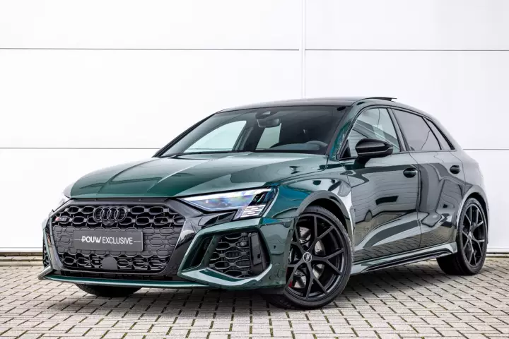 Audi RS3 Sportback (8Y) painted in Goodwood Green