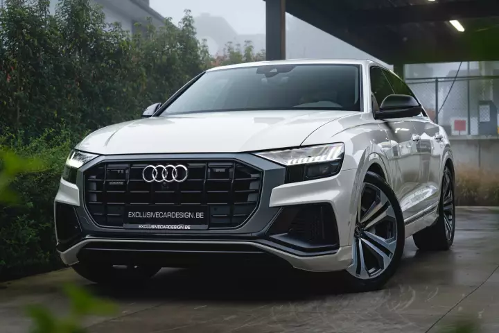 Audi Q8 painted in Vicuna Beige
