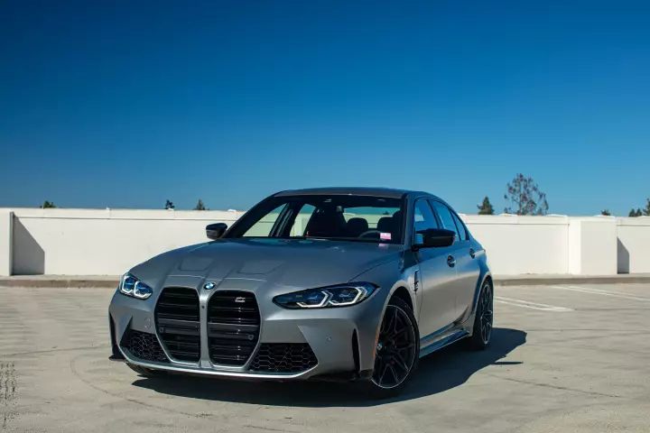 BMW M3 (G80) painted in Frozen Pure Grey