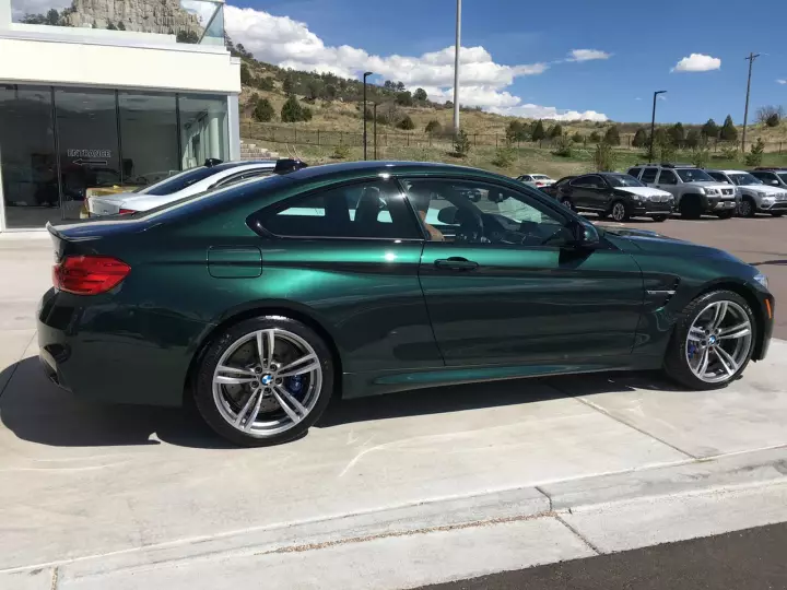 BMW M4 (F82) painted in Peridot Green