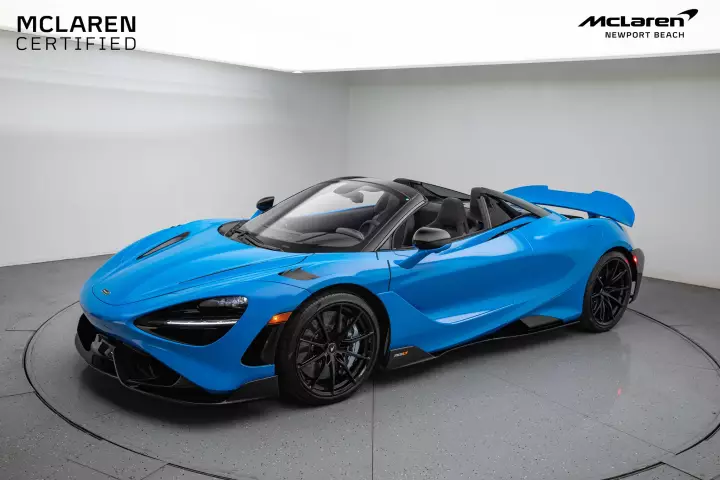 McLaren 765LT Spider painted in Ambit Blue
