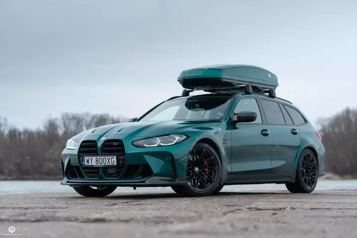BMW M3 Touring (G81) painted in Laguna Green