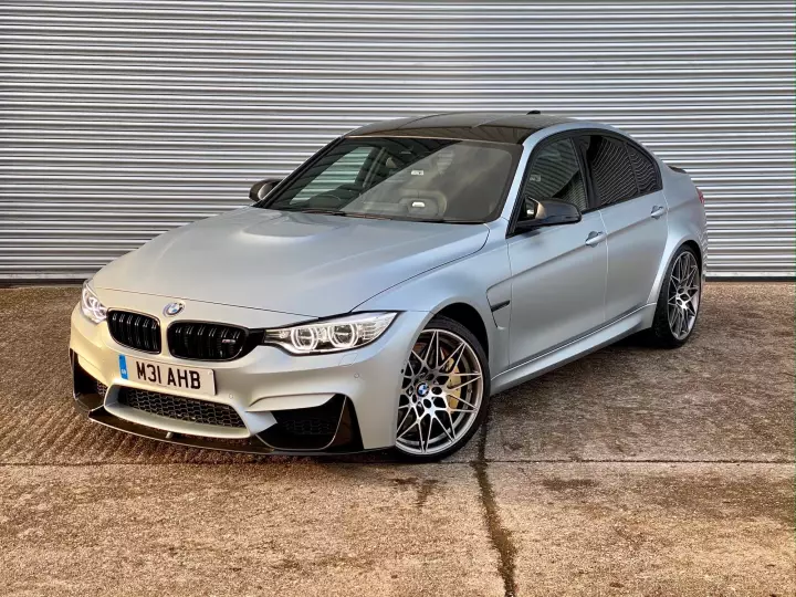 BMW M3 30 Jahre (F80) painted in Frozen Silver