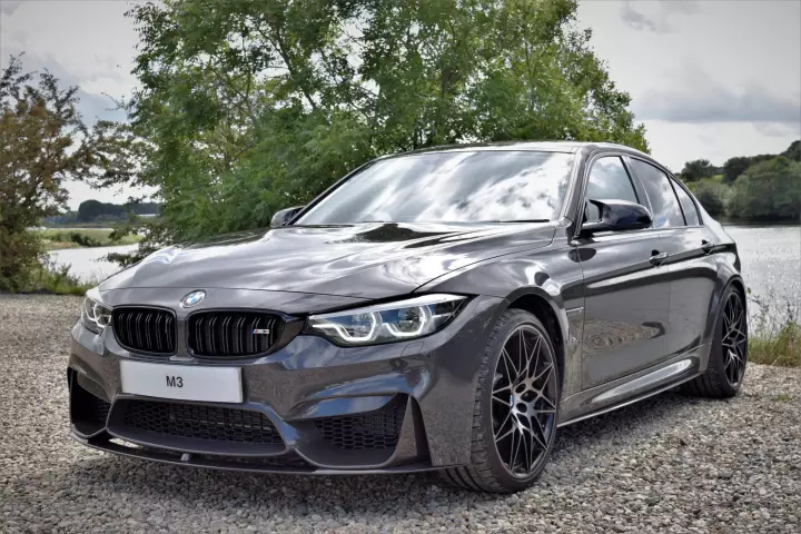 BMW M3 (F80) painted in Grey Black