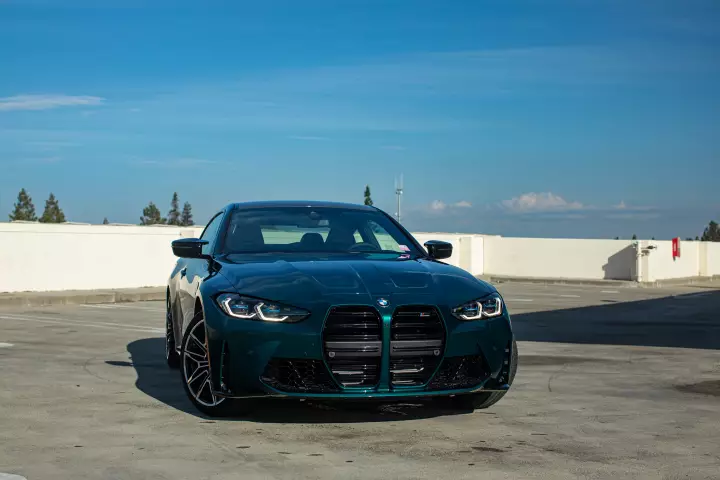 BMW M4 (G82) painted in Boston Green