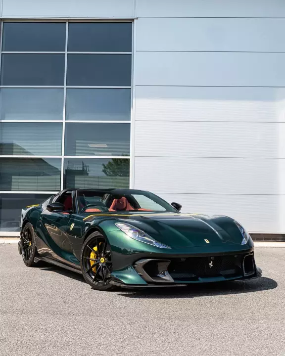 Ferrari 812 Competizione A painted in Verde Zeltweg