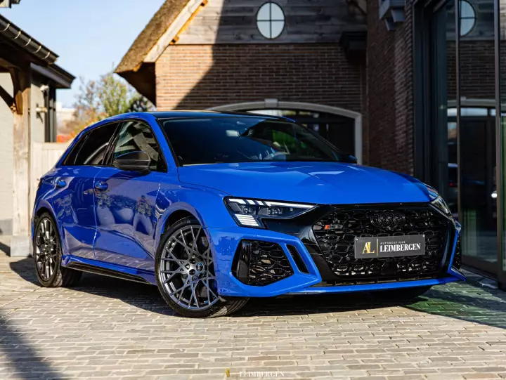 Audi RS3 Sportback (8Y) painted in Nogaro Blue