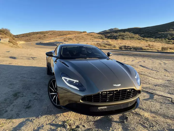 Aston Martin DB11 painted in Arden Green