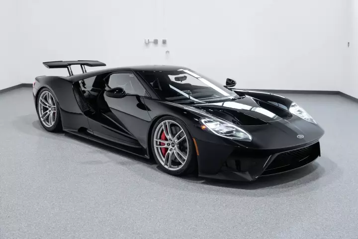 Ford GT (Gen 2) painted in Shadow Black