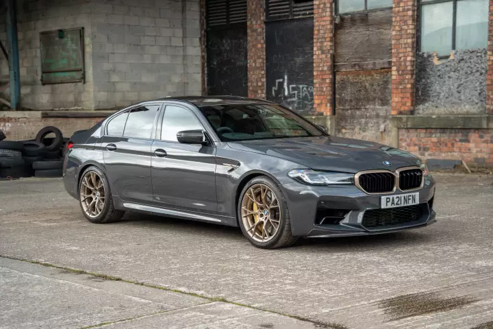BMW M5 CS (F90) painted in Brands Hatch Grey