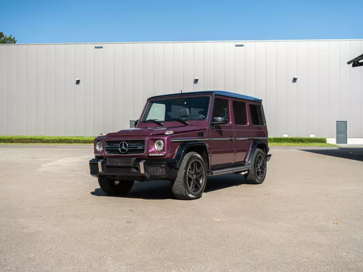 Mercedes-AMG G 63 Crazy Color Edition (W463 Gen 1) painted in Galactic Beam