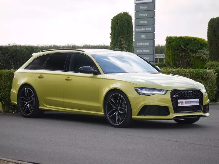 Audi RS6 Avant (C7) painted in Peridot Metallic