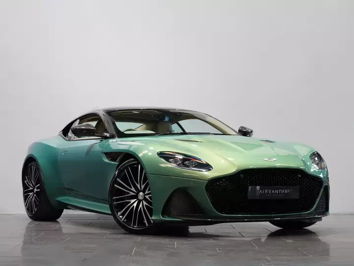 Aston Martin DBS Superleggera painted in Iridescent Emerald