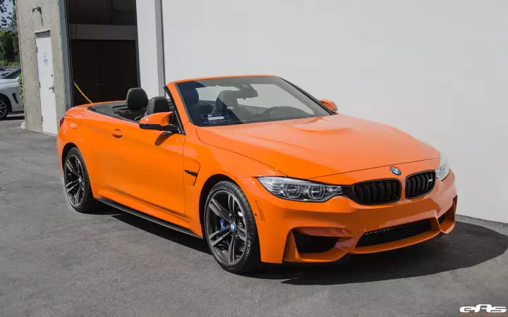 BMW M4 Convertible (F83) painted in Fire Orange II
