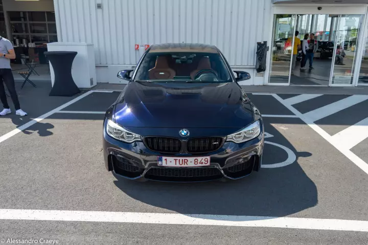 BMW M3 (F80) painted in Azurite Black