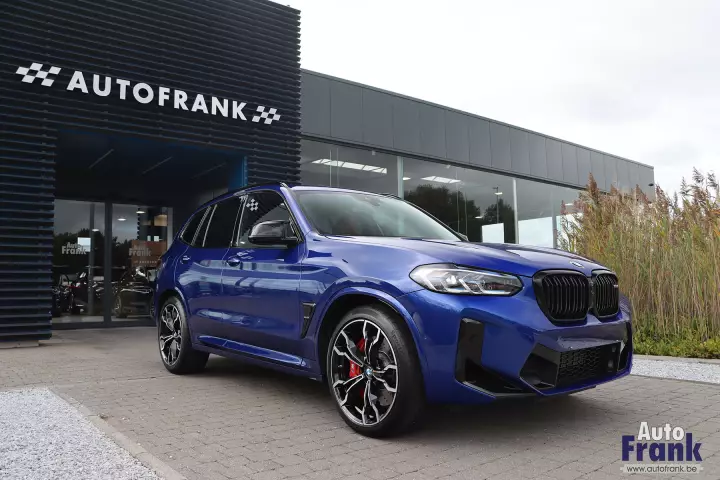 BMW X3 M (F97) painted in Marina Bay Blue