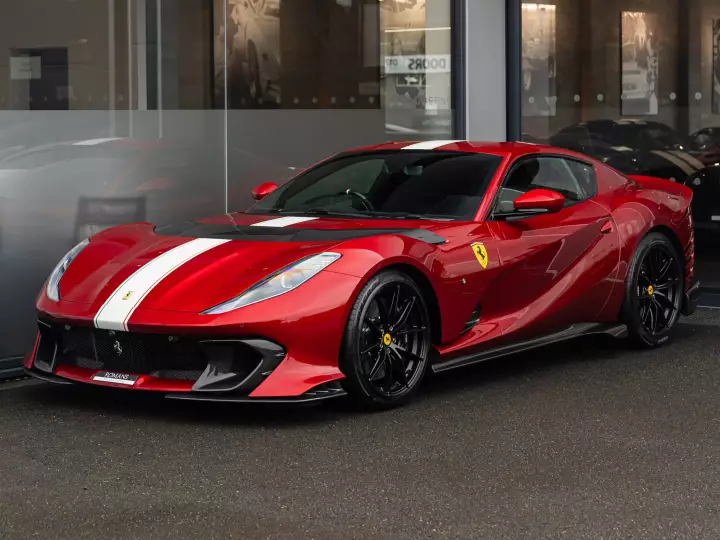 Ferrari 812 Competizione painted in Rosso Monza