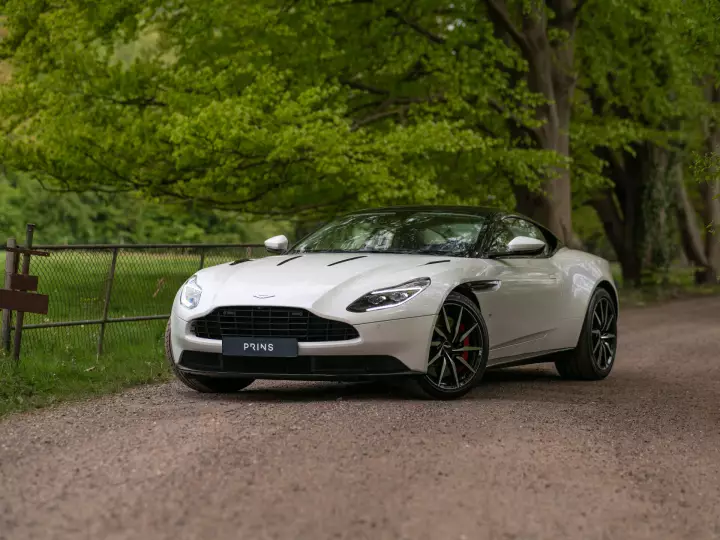 Aston Martin DB11 painted in Morning Frost White
