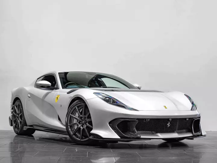 Ferrari 812 Competizione painted in Argento Nurburgring