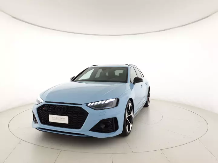 Audi RS4 Avant (B9) painted in Gulf Blue