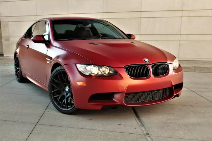 BMW M3 Frozen Edition (E92) painted in Frozen Red