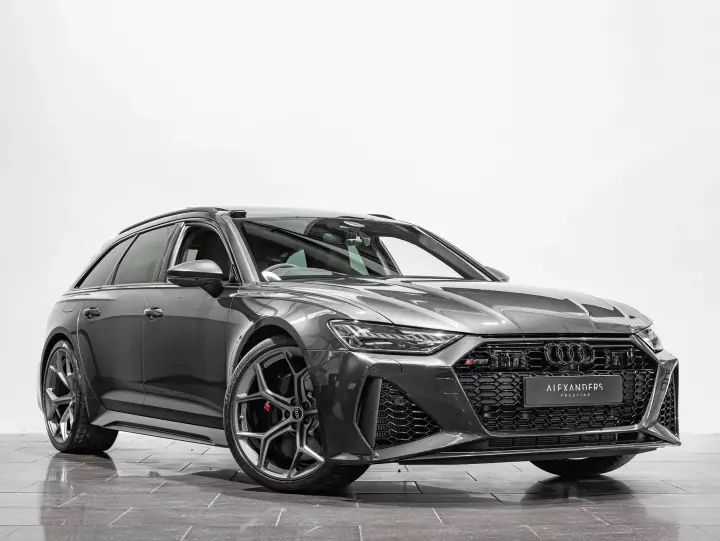 Audi RS6 Avant (C8) painted in Lava Grey