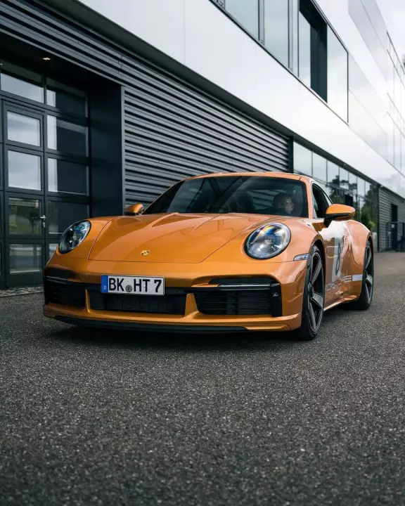 Porsche 911 Sport Classic (992) painted in Nordic Gold Metallic