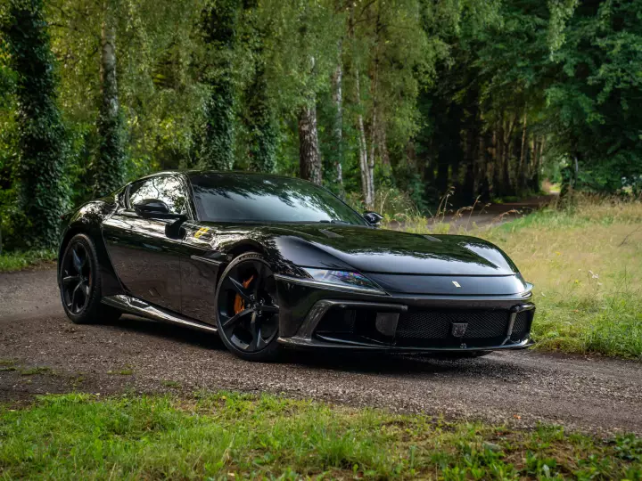 Ferrari 12Cilindri painted in Nero DS