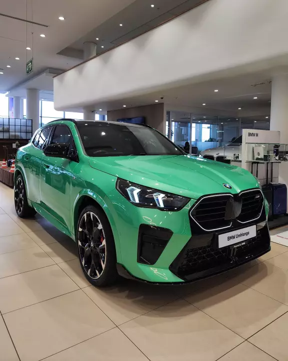 BMW X2 (U10) painted in Fame Green II