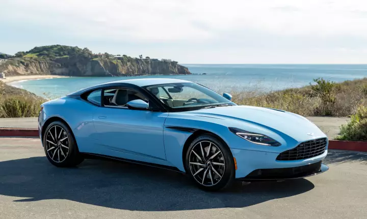 Aston Martin DB11 painted in Frosted Glass Blue