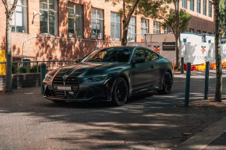 BMW M4 (G82) painted in Frozen Black