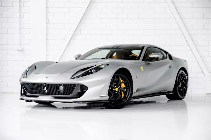 Ferrari 812 Superfast painted in Alluminio Opaco