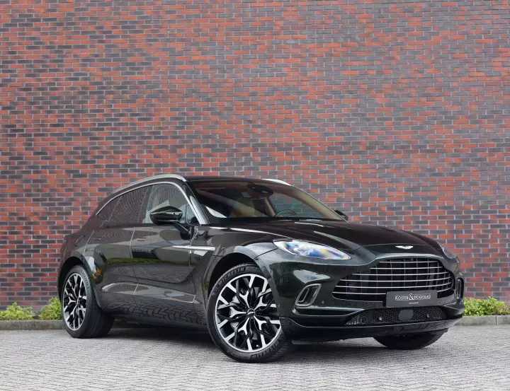 Aston Martin DBX painted in Minotaur Green
