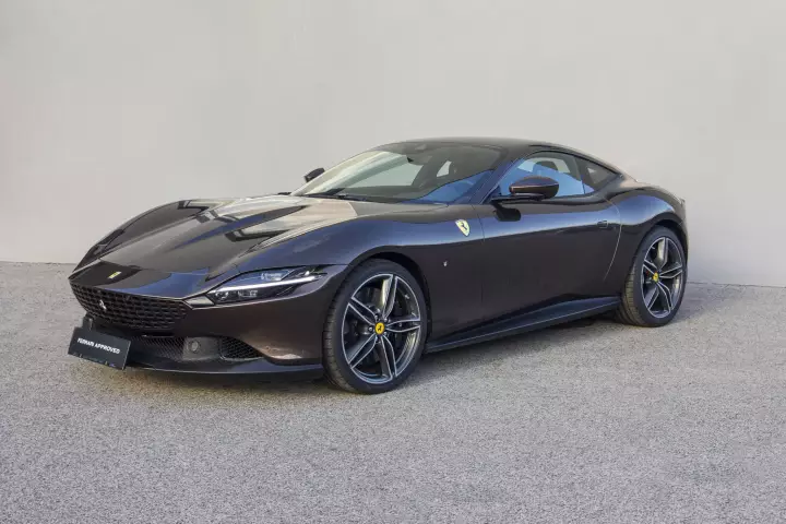 Ferrari Roma painted in Marrone Luci Di Bosco