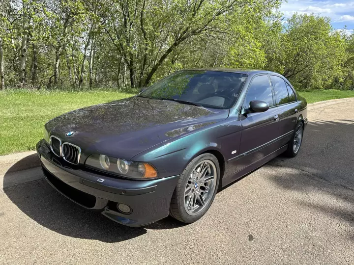 BMW M5 (E39) painted in Scarab Green
