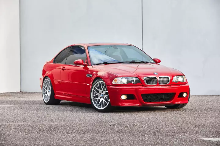 BMW M3 (E46) painted in Imola Red II